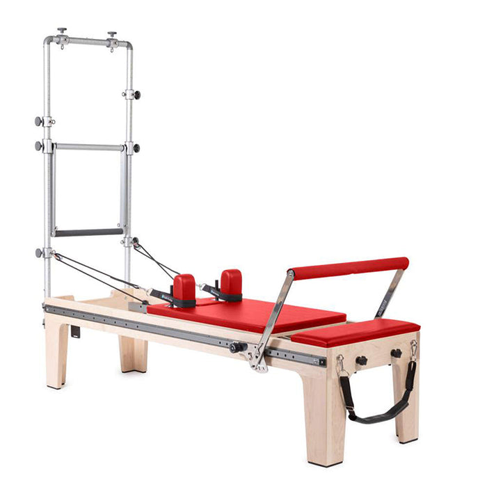 Elina Pilates Wooden Reformer with Tower Elite Black + Free Shipping